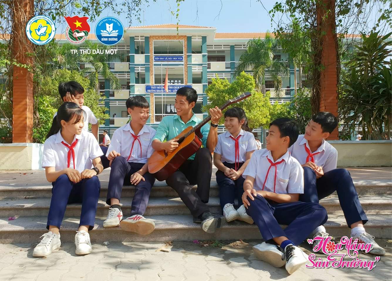 Trường THCS Nguyễn Văn Cừ tham gia cuộc thi "Hoa nắng sân trường"