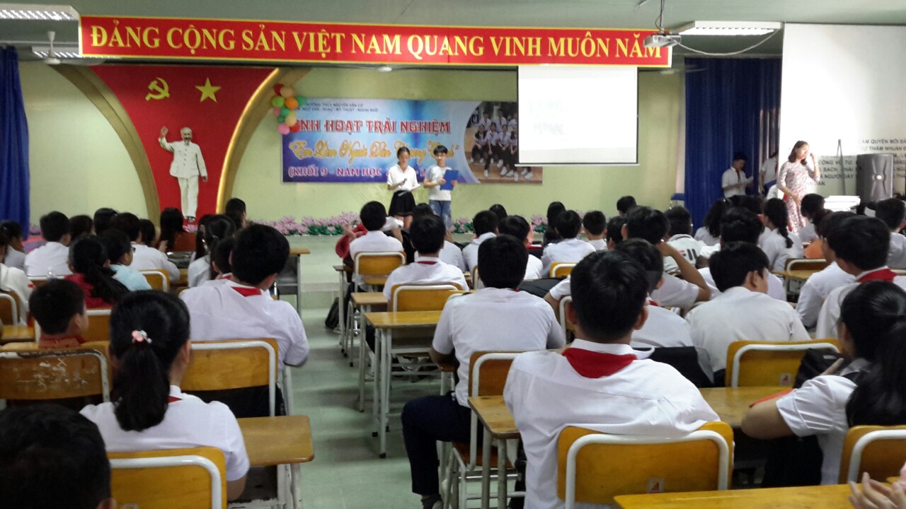 THCS Nguyễn Văn Cừ - Sinh hoạt trải nghiệm “Em làm người dẫn chương trình”