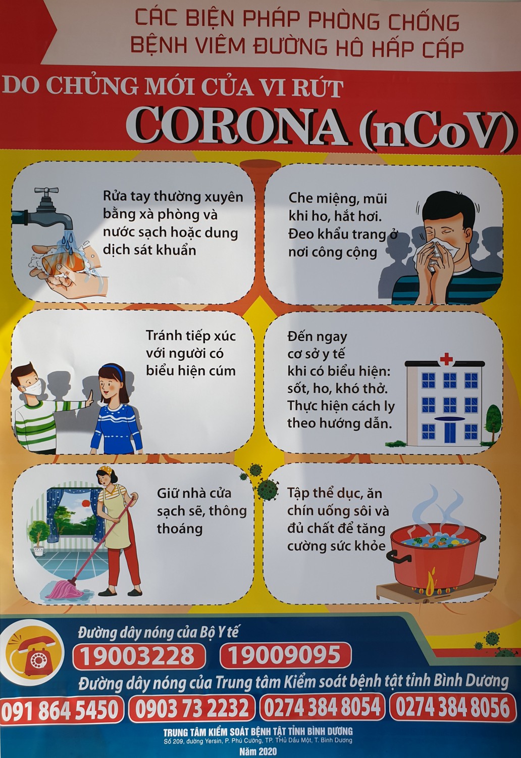 THÔNG BÁO PHÒNG CHỐNG DỊCH VIRUT CORONA (nCoV)