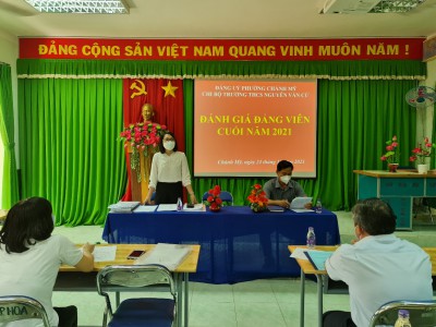 Đánh giá chất lượng Đảng viên cuối năm 2021