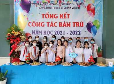 Tổng kết công tác bán trú năm học 2021 - 2022