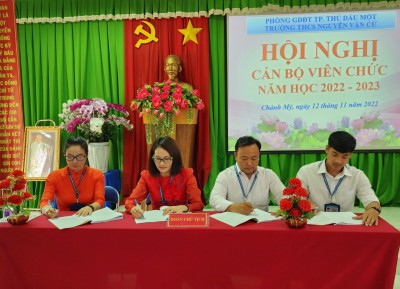 Hội nghị Cán bộ, viên chức năm học 2022-2023