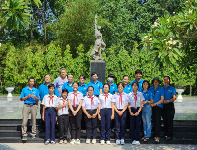 Công đoàn cơ sở Trường THCS Nguyễn Văn Cừ tổ chức cho đoàn viên công đoàn và các em Đội viên ưu tú tham quan Di tích Nhà tù Phú Lợi, Bảo tàng tỉnh Bình Dương năm 2023