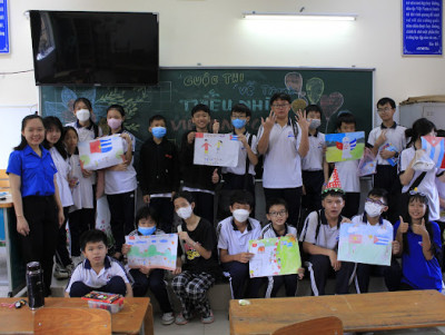 Trường THCS Nguyễn Văn Cừ tham gia cuộc thi vẽ tranh “Thiếu nhi Việt Nam - Cu ba thắm tình đoàn kết” năm 2023