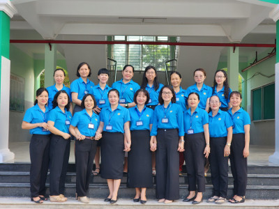 CĐCS trường THCS Nguyễn Văn Cừ tiếp tục thực hiện mô hình "Sức mạnh đoàn kết qua màu áo xanh Công đoàn" năm 2024