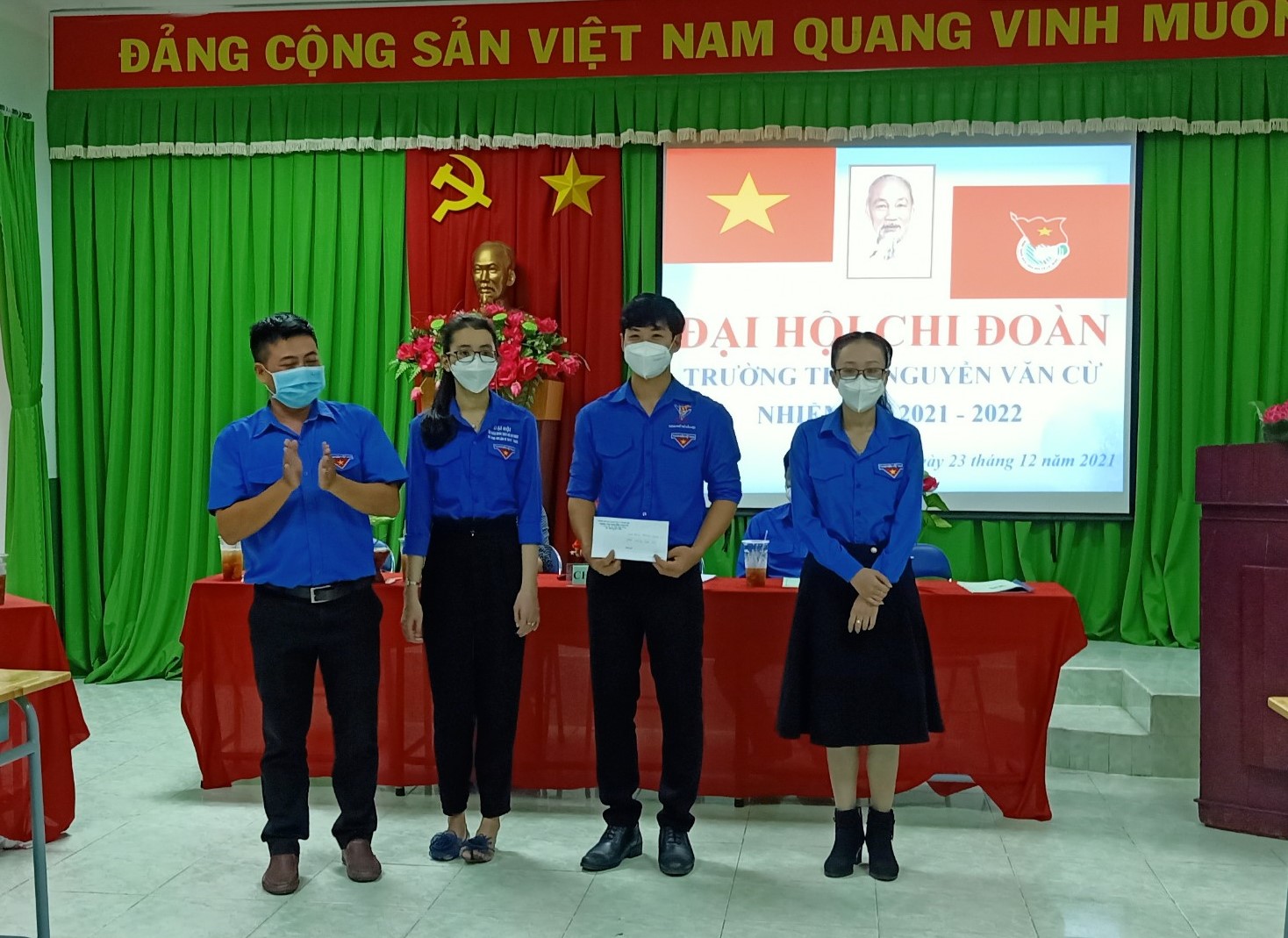 Đại hội Chi đoàn THCS Nguyễn Văn Cừ nhiệm kỳ 2021-2022