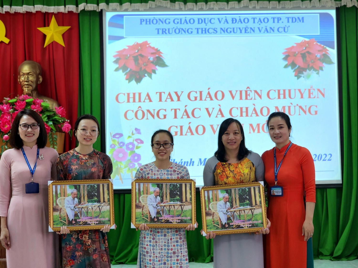 Chia tay giáo viên chuyển công tác và chào mừng giáo viên mới năm học 2022-2023