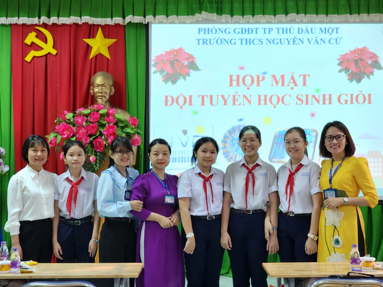 Họp mặt đội tuyển học sinh giỏi trường THCS Nguyễn Văn Cừ năm học 2022-2023