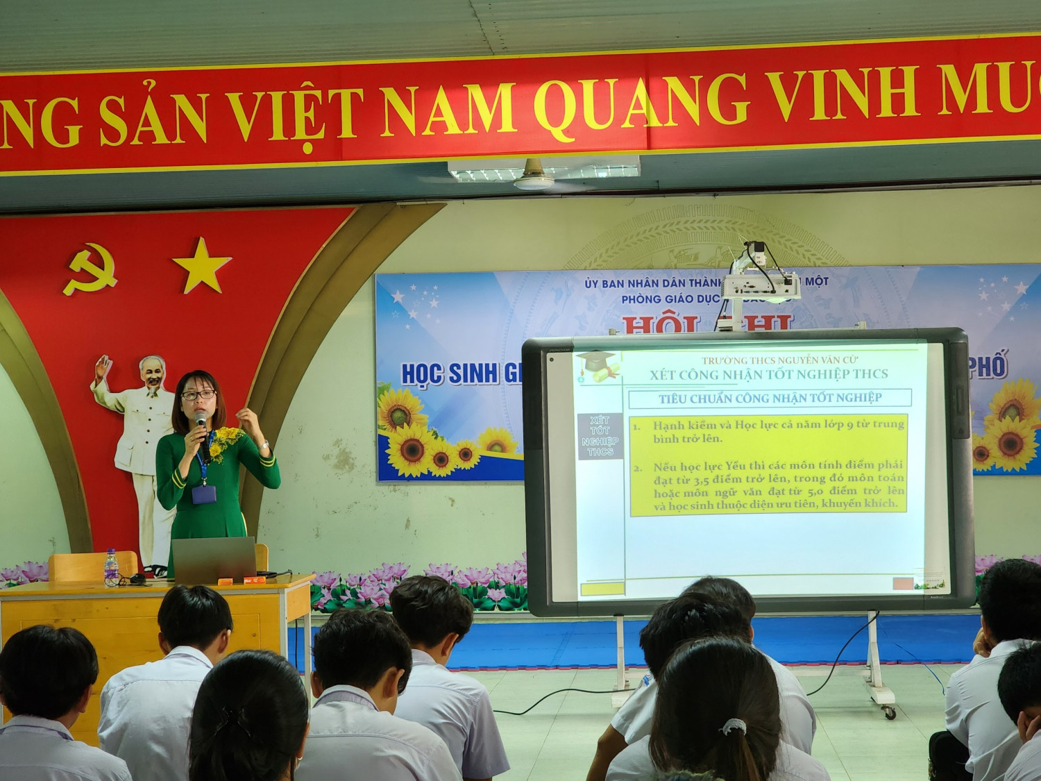 Tư vấn, hướng nghiệp tuyển sinh lớp 10 cho học sinh khối 9 trường THCS Nguyễn Văn Cừ năm học 2022-2023