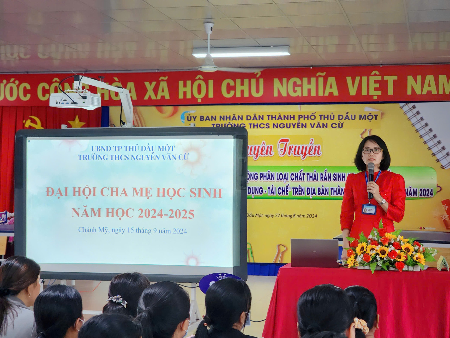 Họp phụ huynh học sinh đầu năm học 2024 - 2025